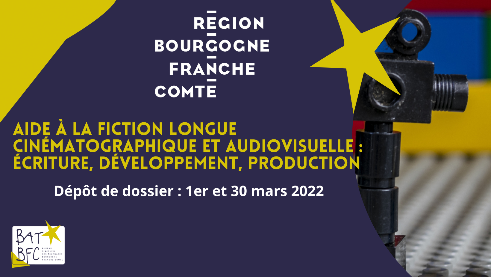 [FONDS D'AIDE - REGION] - "Aide à la Fiction Longue cinema et audiovisuel"