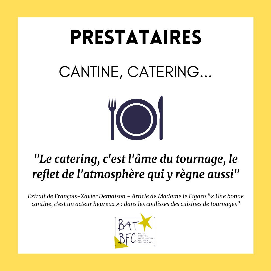 [PRESTATAIRES] - Le Cinéma passe à table !