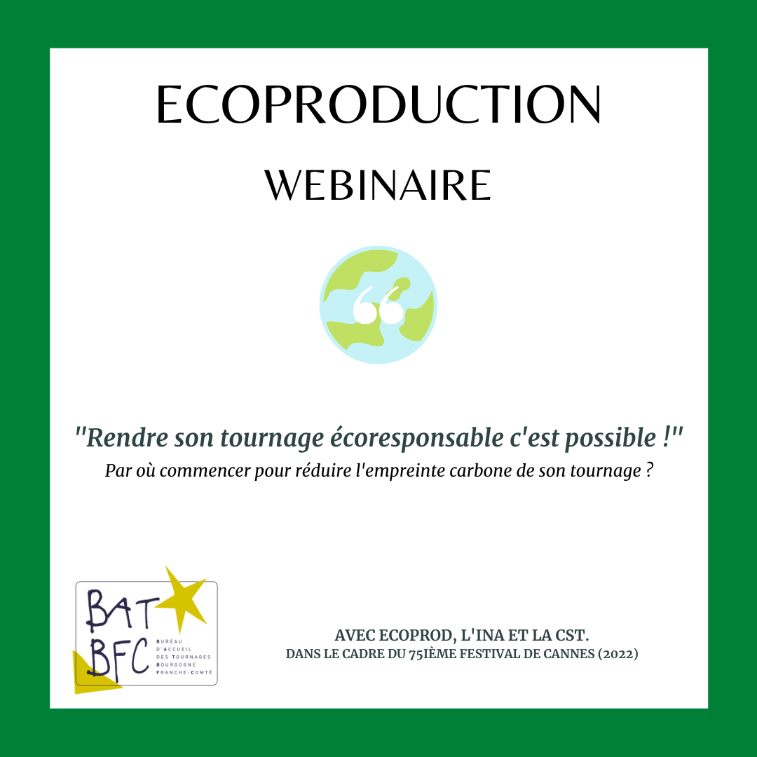 [ECOPRODUCTION] - Webinaire