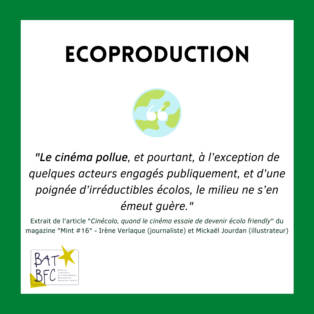 [ECOPRODUCTION] - Cinécolo (Mint #16)