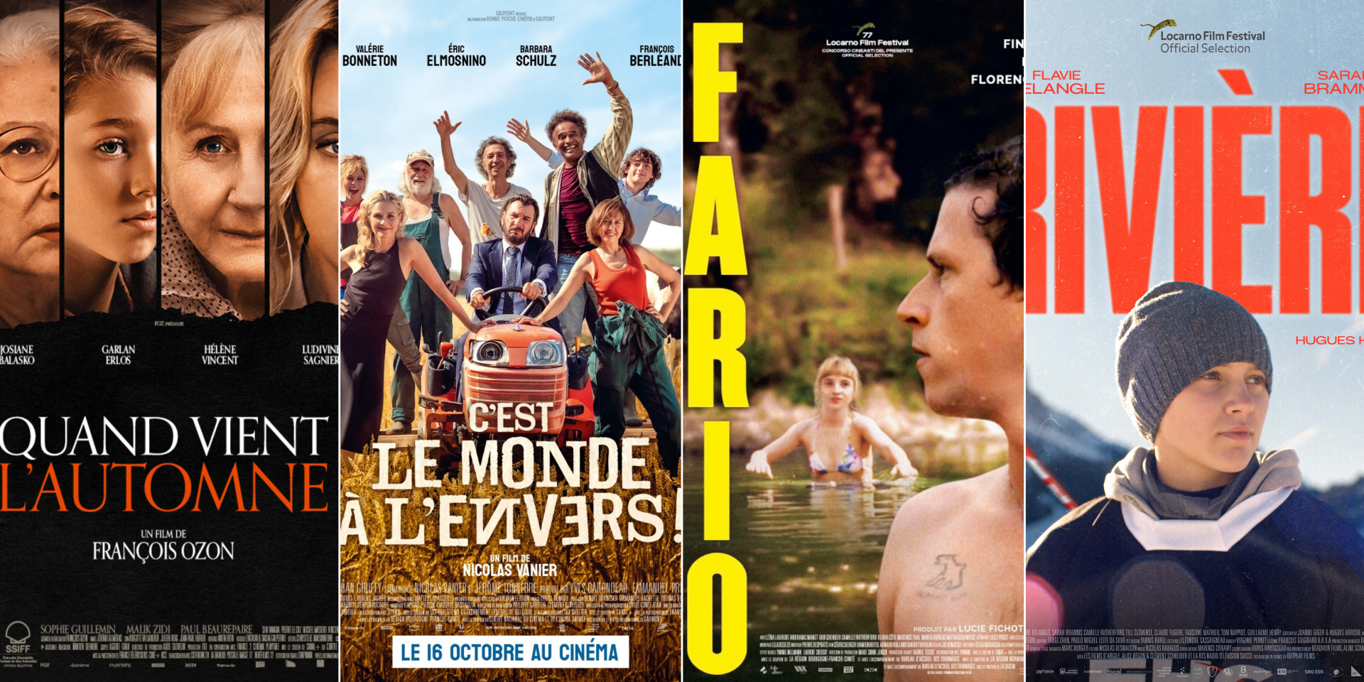 [OCTOBRE AU CINEMA et sur FRANCE 3] – 6 FILMS TOURNÉS DANS LA RÉGION